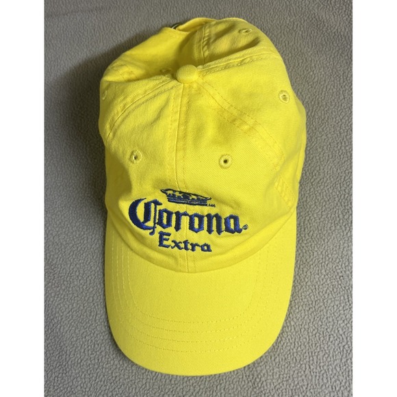 Corona Extra Mexican Beer Ball‎ Cap Yellow Adjustable Embroidered Hat - Picture 5 of 10